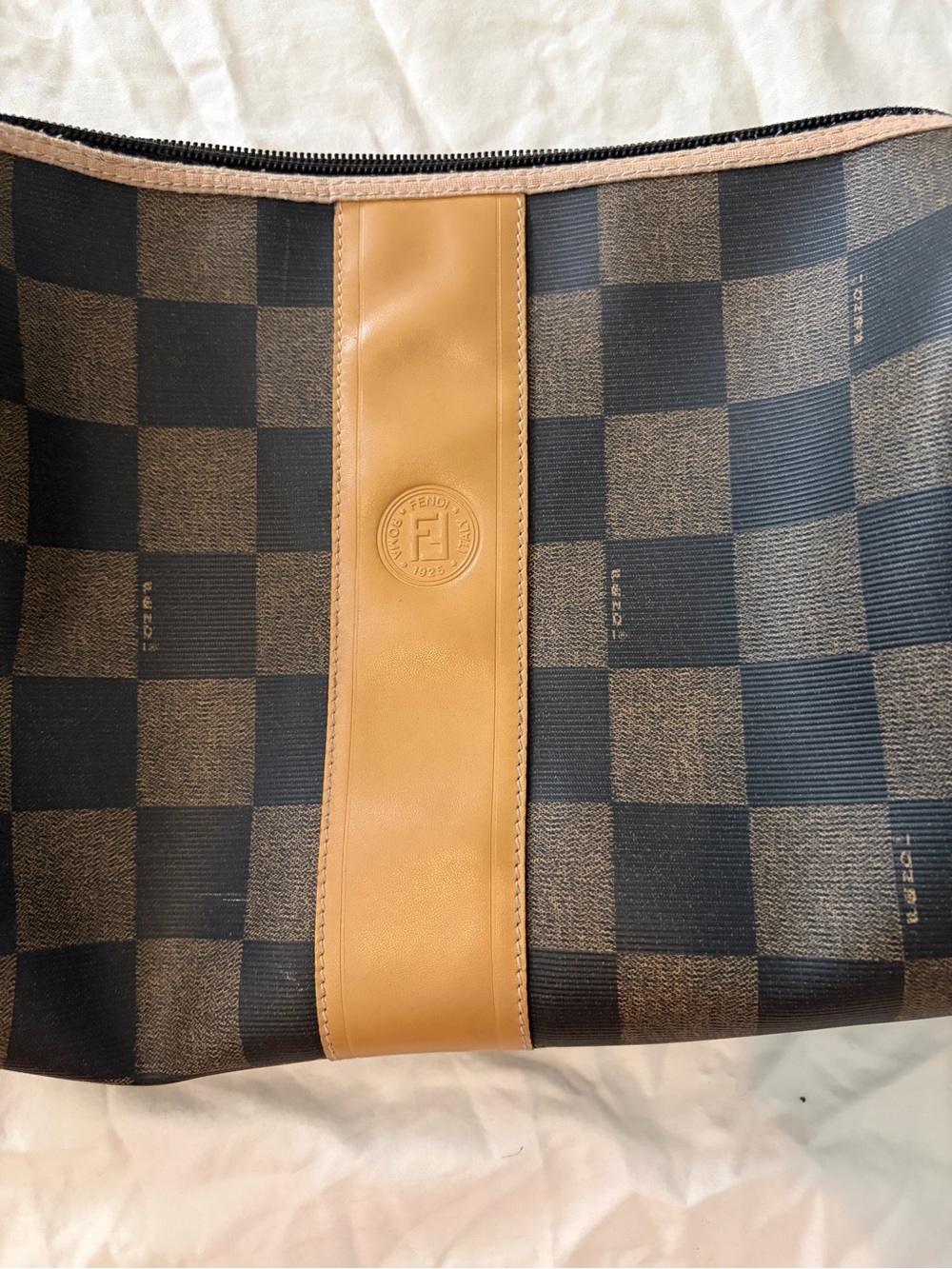 Vintage Checkered Fendi Bag - Picture 2 of 4
